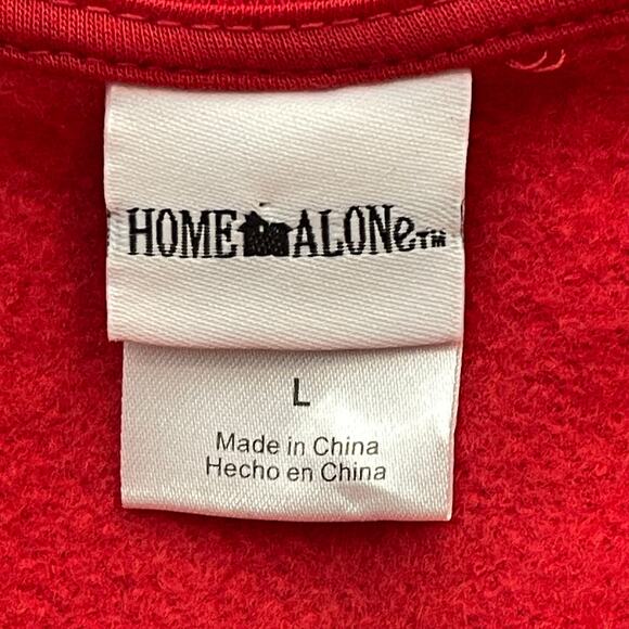 Home Alone Light Up MERRY CHRISTMAS YA FILTHY ANIMAL Ugly Xmas Sweatshirt Sz  L - Picture 3 of 5